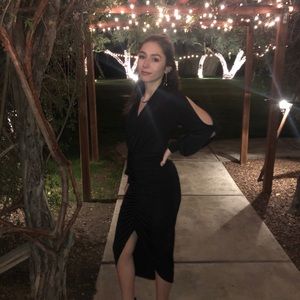 black dress